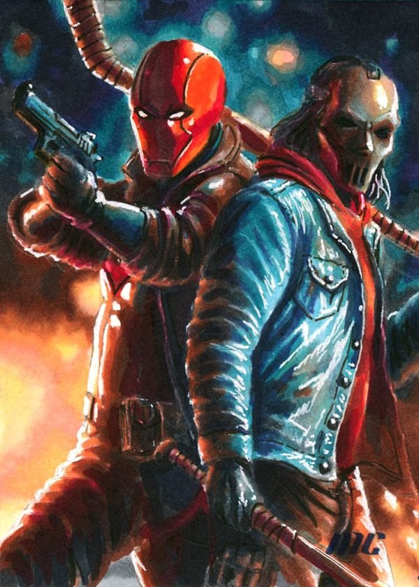 Red Hood & Casey Jones by David Duke - standard size