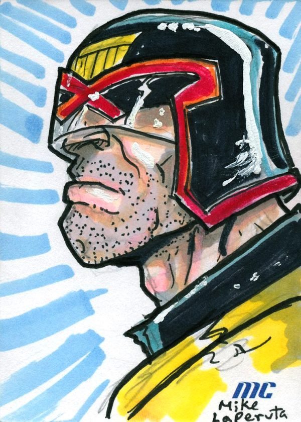 Judge Dredd by Mike LaPeruta - standard size