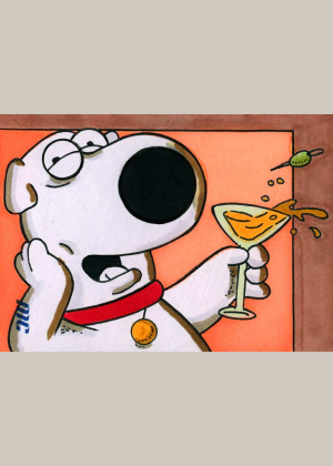 Brian Griffin by Rusty Gilligan - standard size