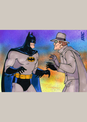 Batman by Rusty Gilligan - 5x7