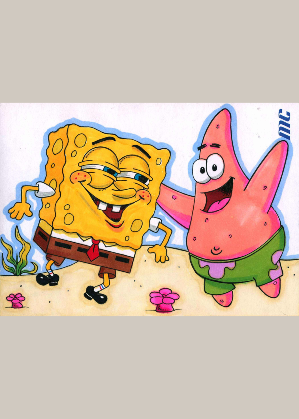 Spongebob by Rusty Gilligan - 5x7