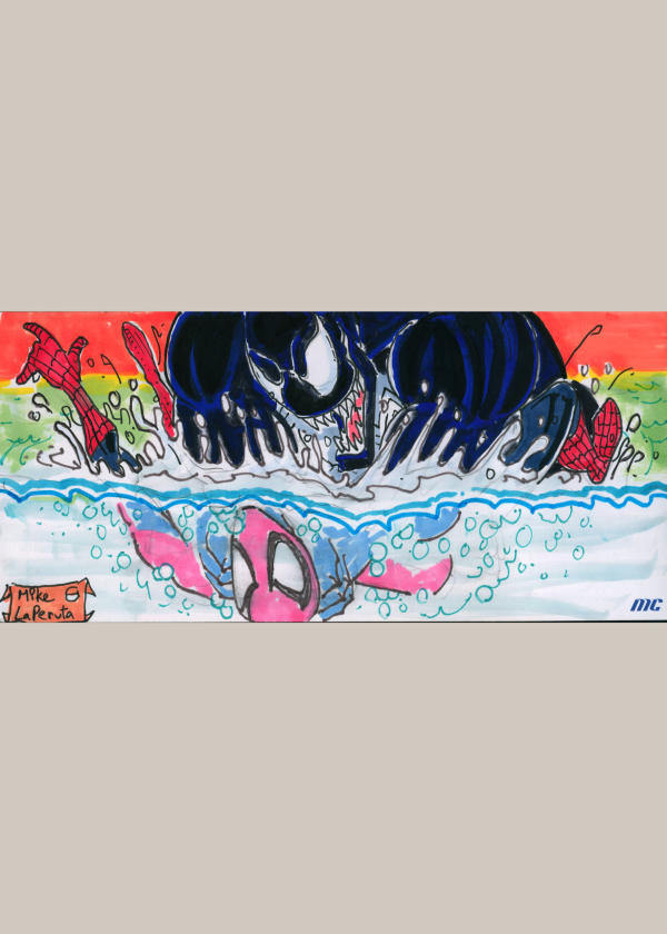 Venom & Spider-Man by Mike LaPeruta - 3 Panel