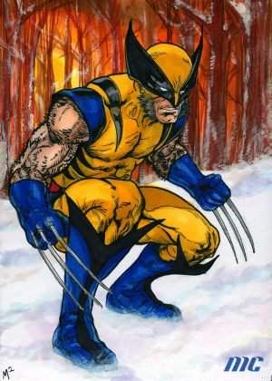 Wolverine by Michael Munshaw - 5x7