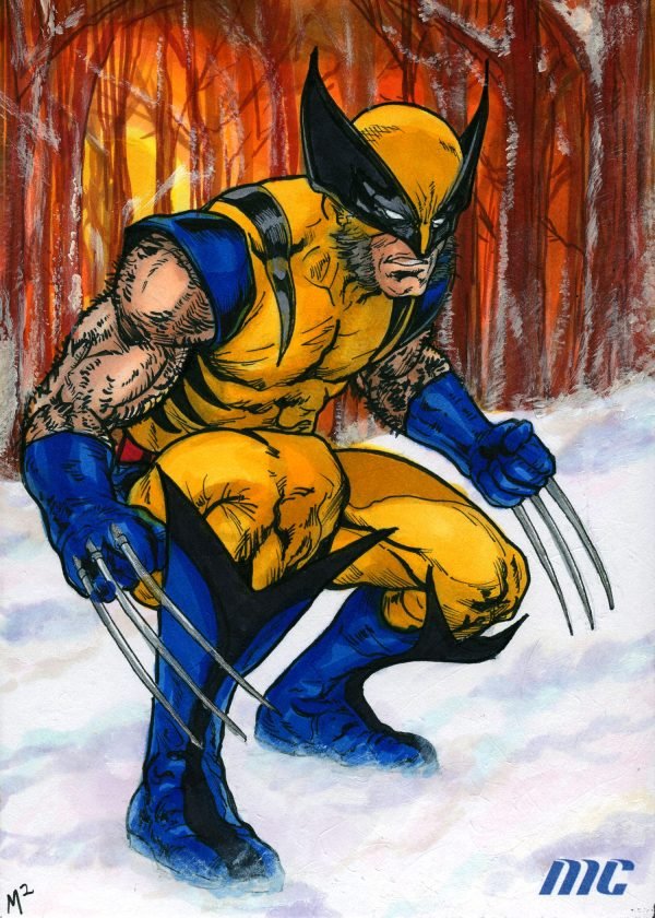 Wolverine by Michael Munshaw - 5x7