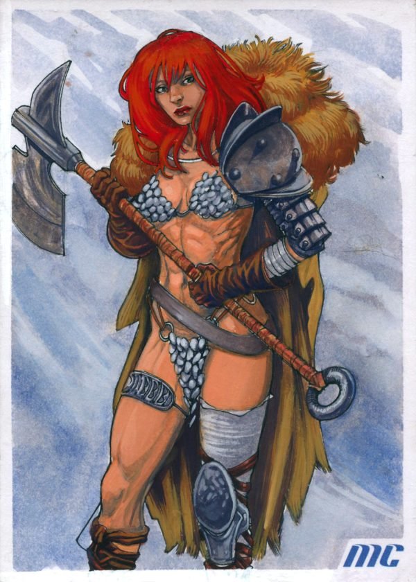 Red Sonja by Leon Braojos - 5x7