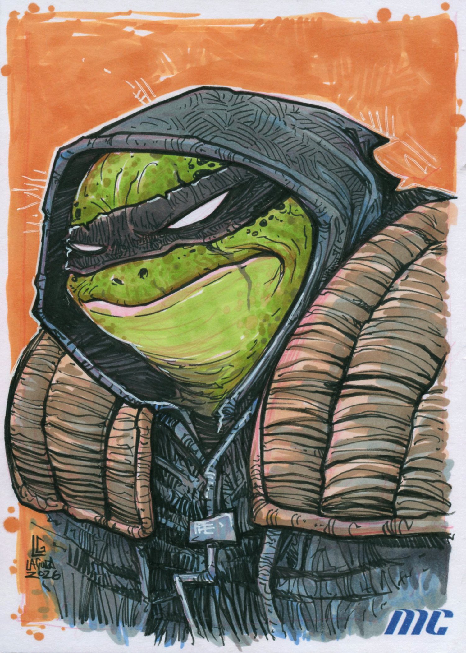 Last Ronin (Michelangelo) by Leonardo Gonzalez – 5×7