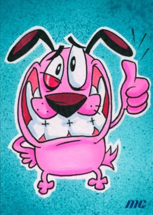 Courage the Cowardly Dog by Brian Machelski - standard size