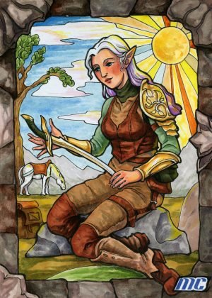The Warrior by Triantafillia Vassou - 5x7
