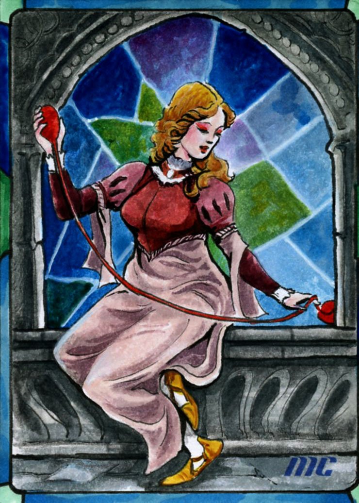 Queen, Maiden, Child by Triantafillia Vassou – 3 card set standard size - Image 4