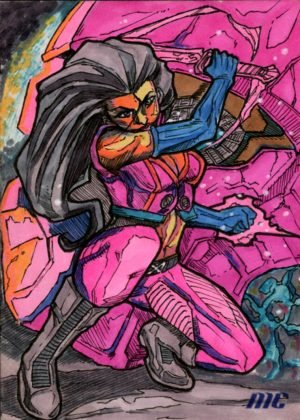 Psylocke by Lain Lines - standard size