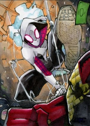 Ghost Spider & Shocker by Aldrich Serrano - standard size