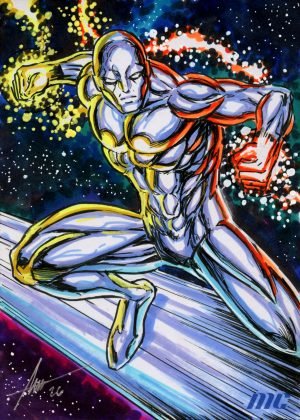 Silver Surfer by Sherwin Santiago - 5x7