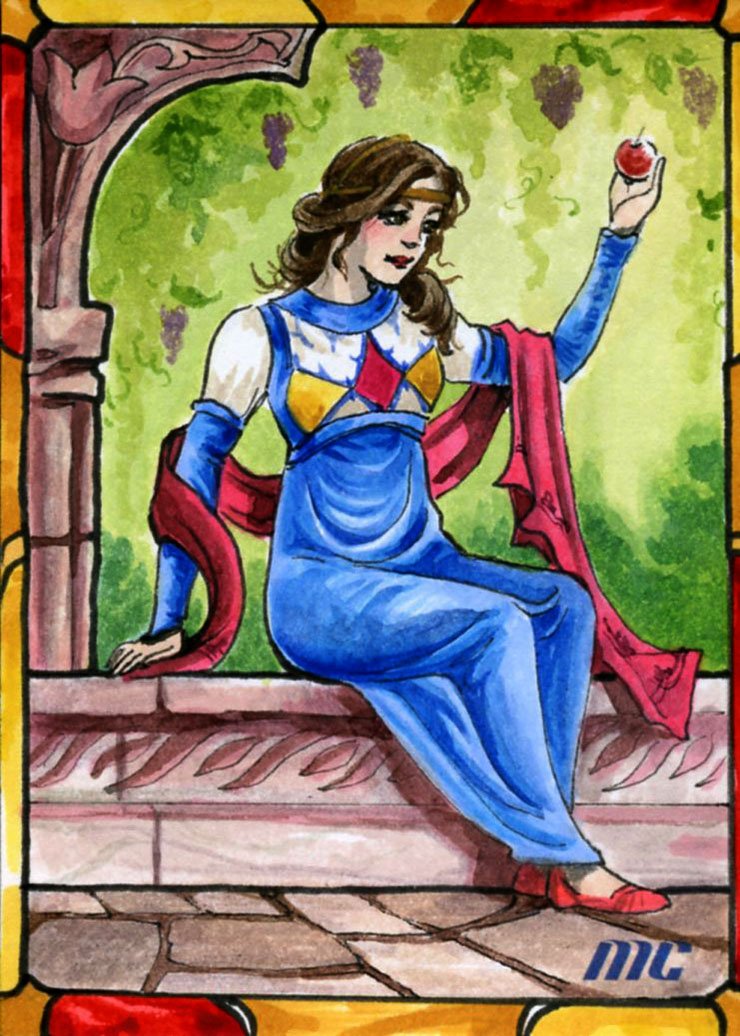Queen, Maiden, Child by Triantafillia Vassou – 3 card set standard size - Image 3