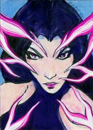 Psylocke by Viktor Farro - standard size
