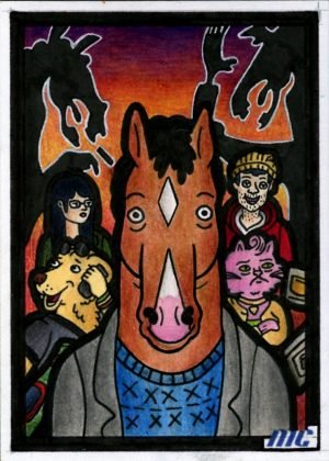 BoJack Horseman by Christina Charbali - standard size