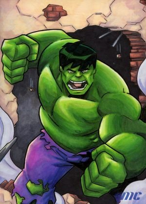 Hulk by Paul Hill - 5x7