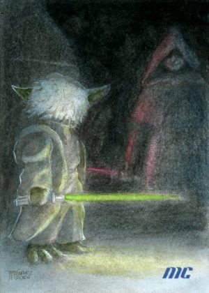 Yoda by Juan Mendez - standard size