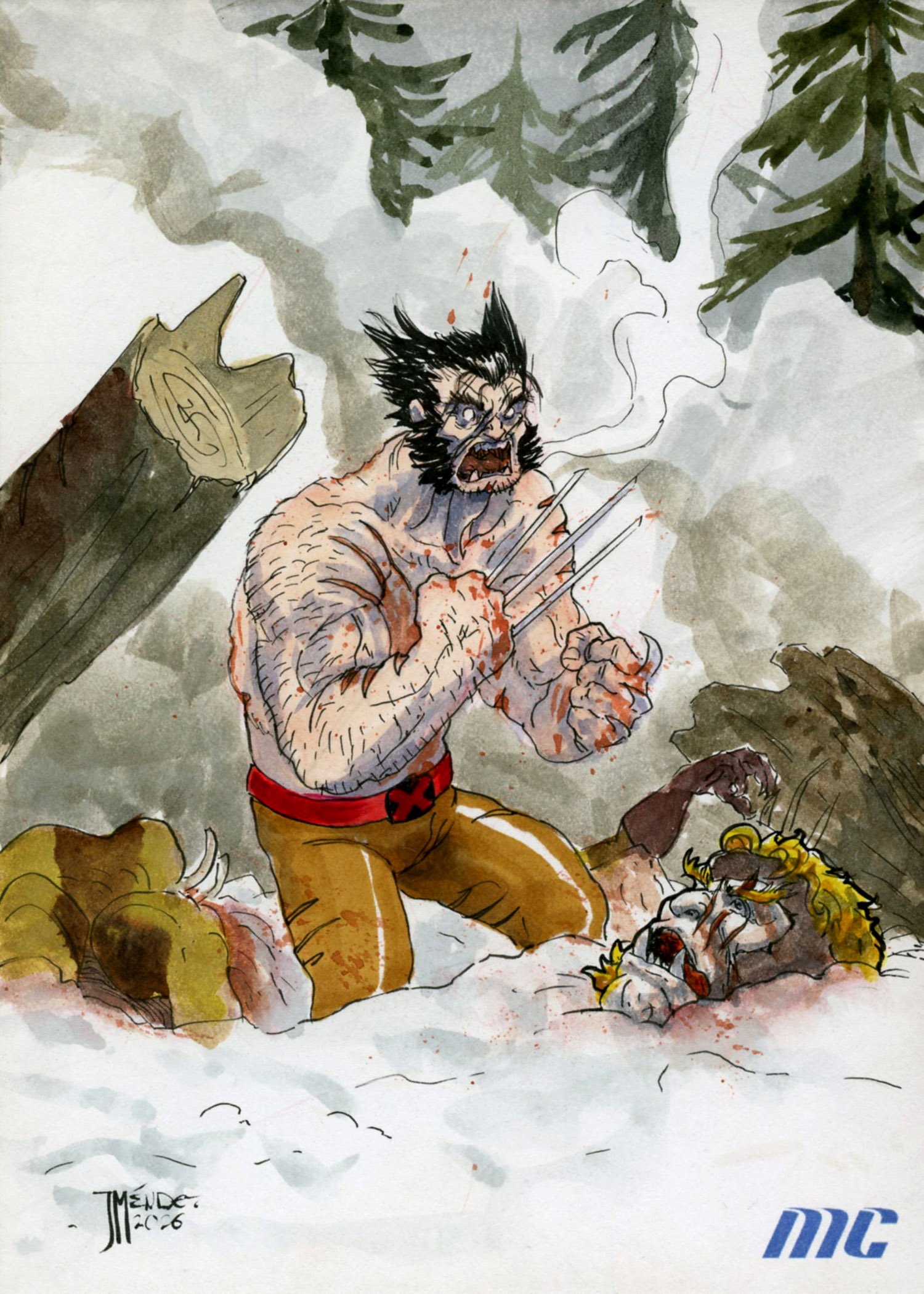 Wolverine by Juan Mendez – 5×7