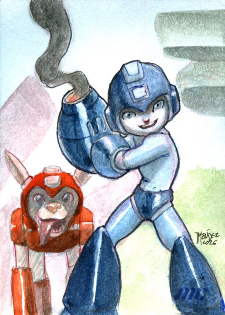 Mega Man by Juan Mendez – standard size