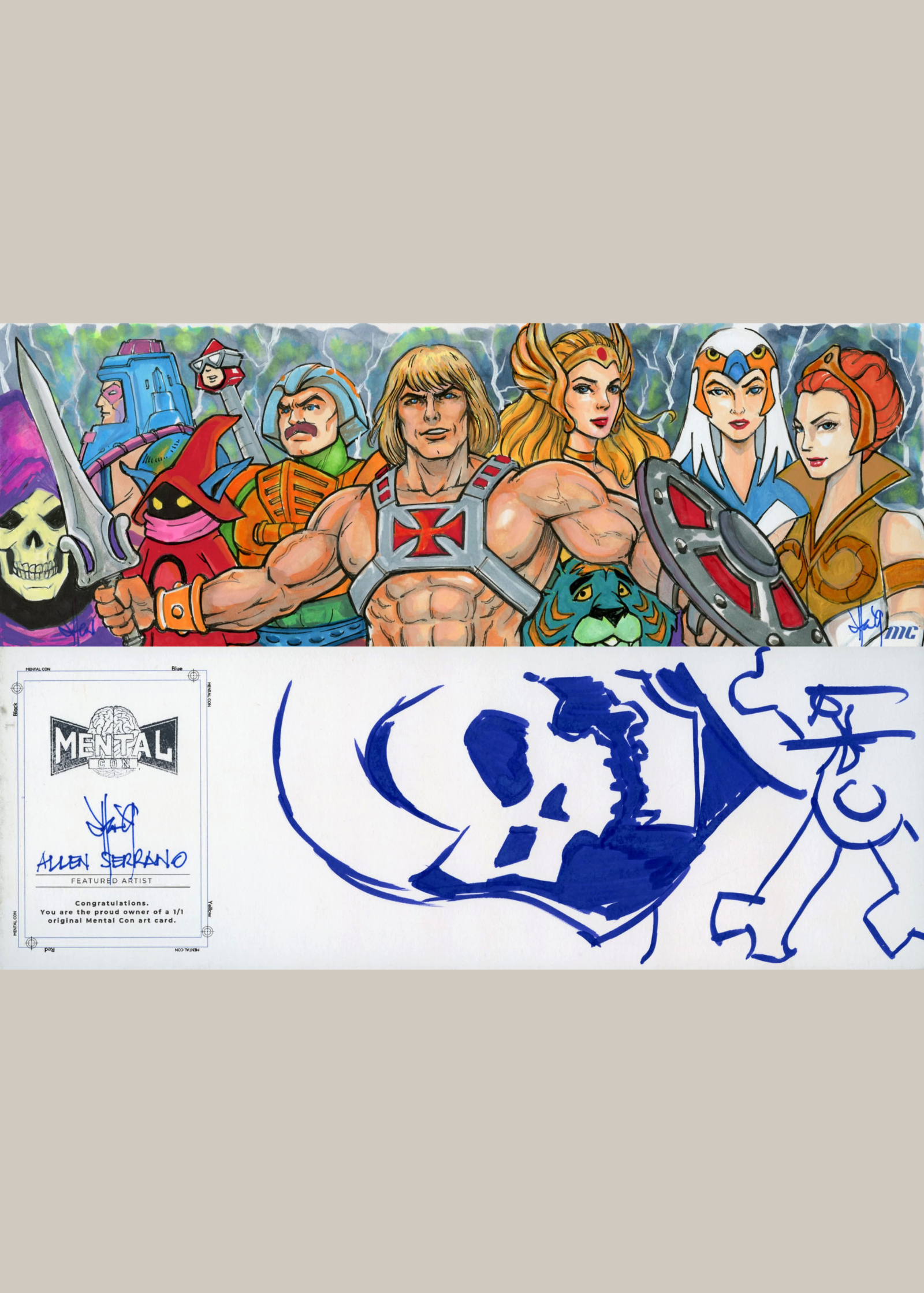 He-Man Masters of the Universe by Allen Serrano – 4 panel