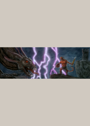 Hellboy by Juan Mendez - 4 panel