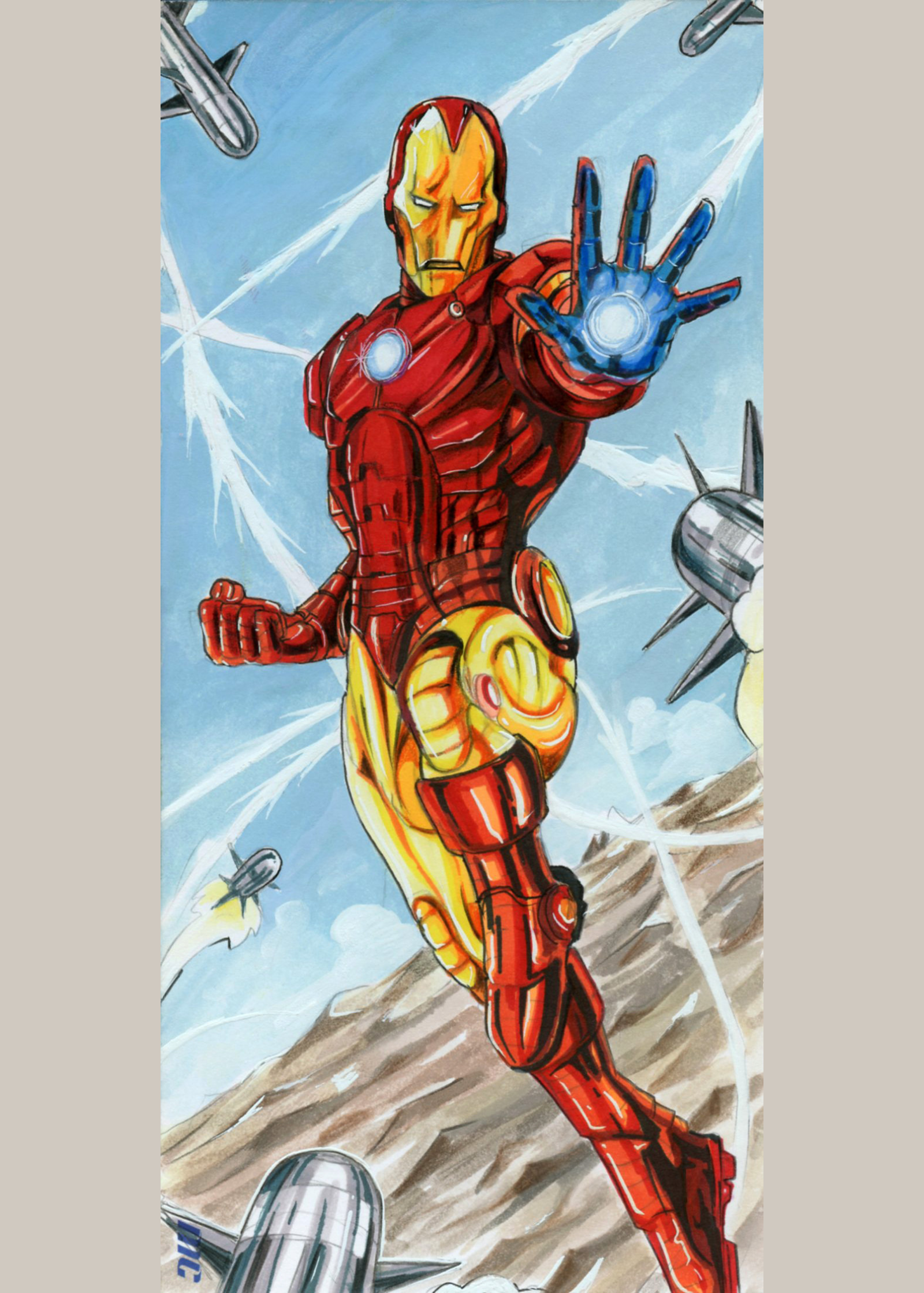 Iron Man by Varon Moreno – 4 panel