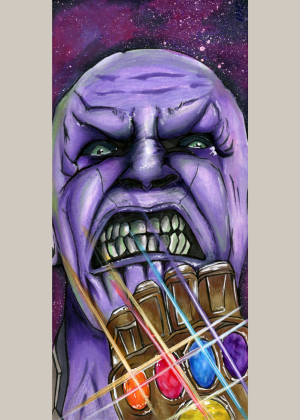 Thanos by Lance Duet (Rebel War Pig) - 3 panel