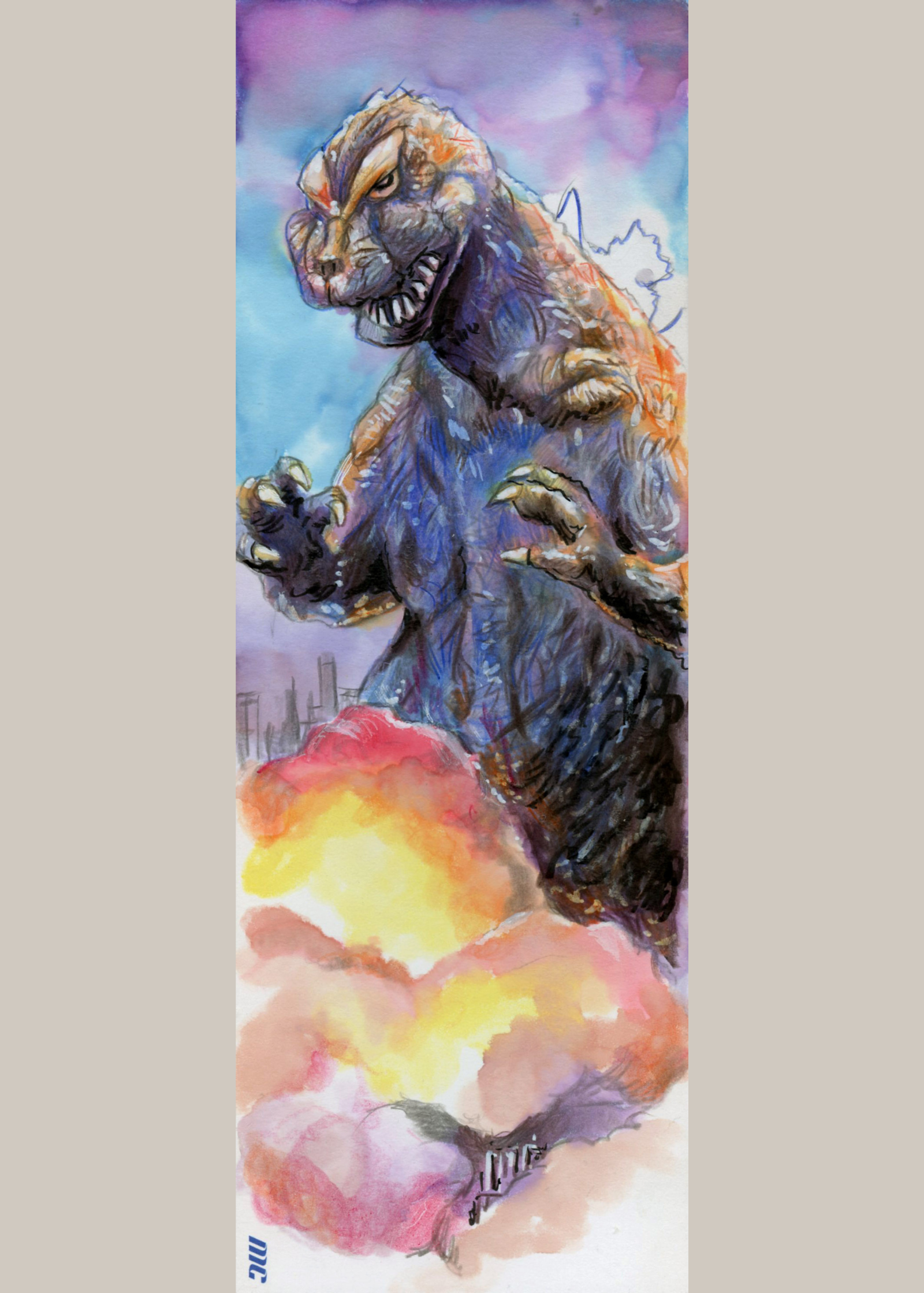 Godzilla by Jay Fife – 4 panel