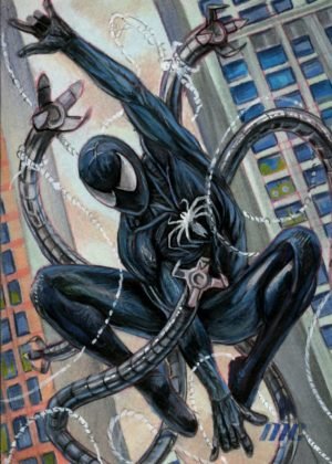 Black Suit Spider-Man by Pepe Valencia - standard size